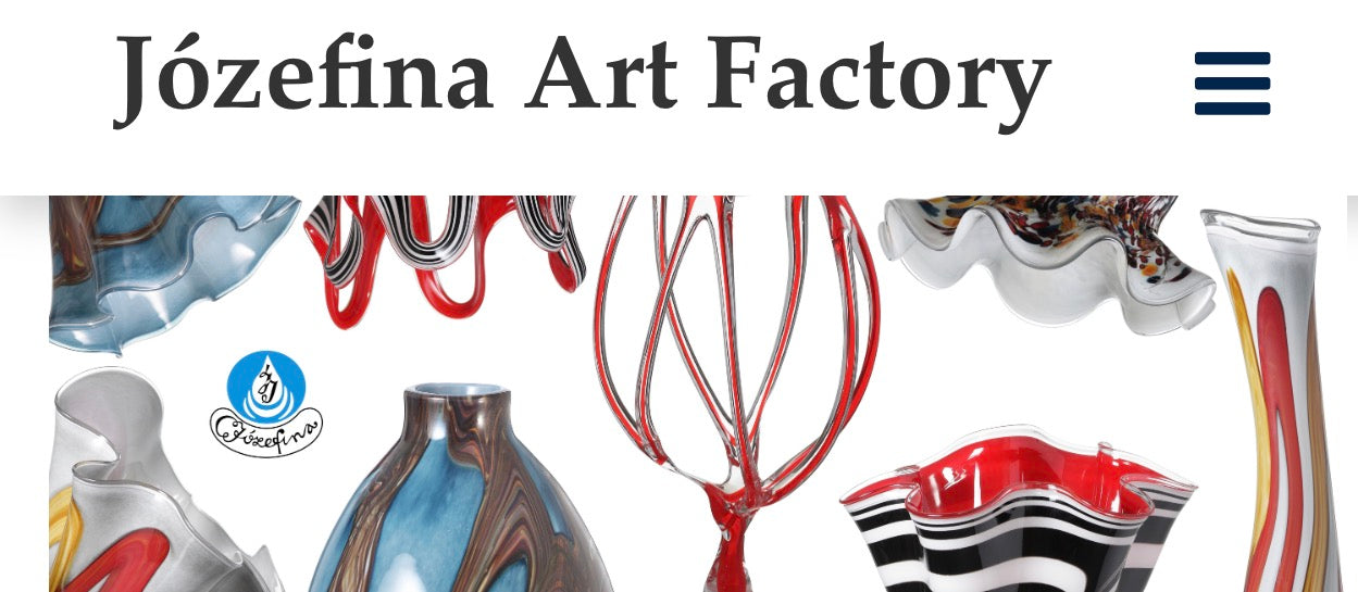 Josefina Krosno Hand blown (Made In Poland) and all the Glass collections of Gallery for Decor