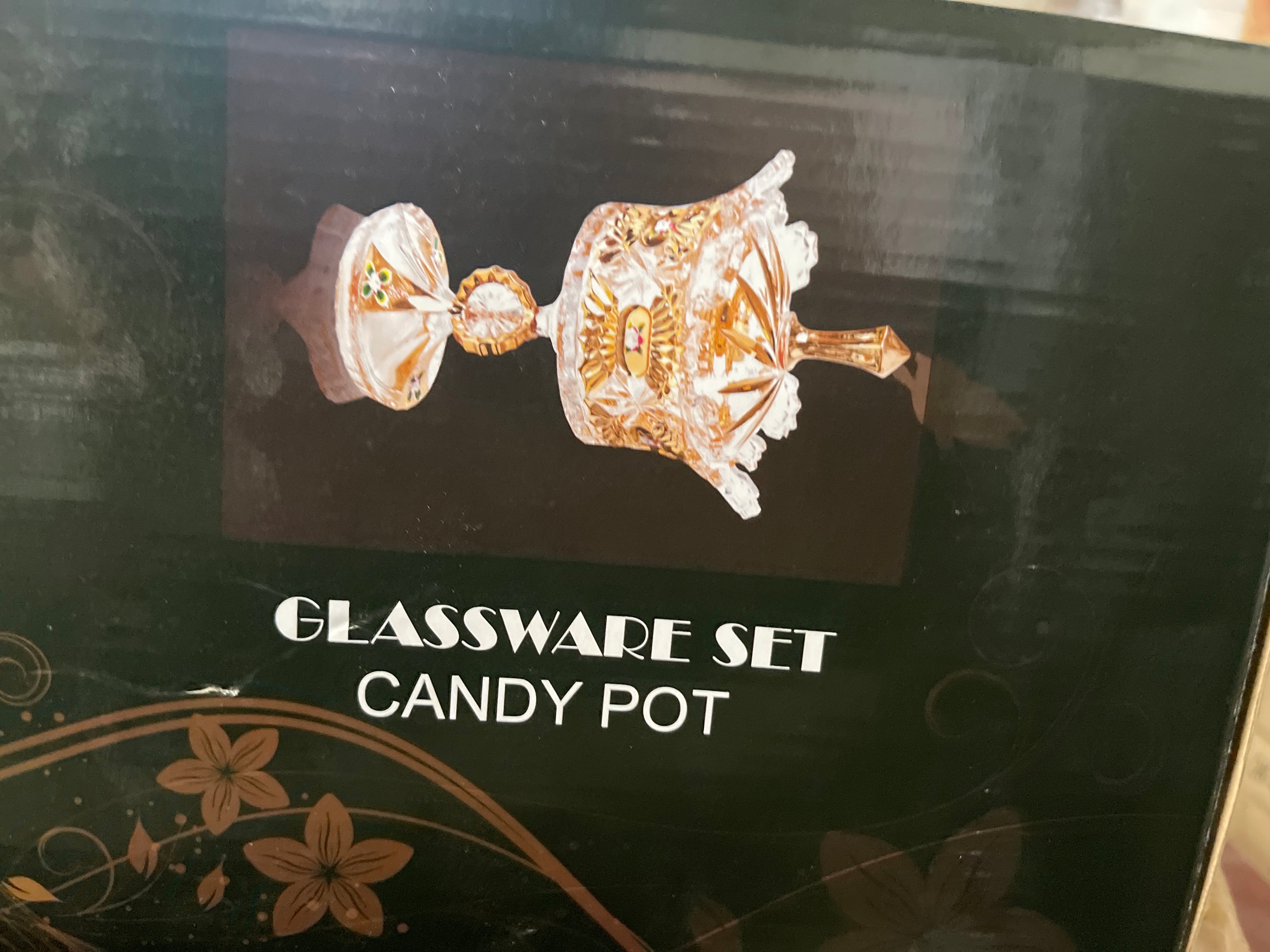 Crystal candy holder