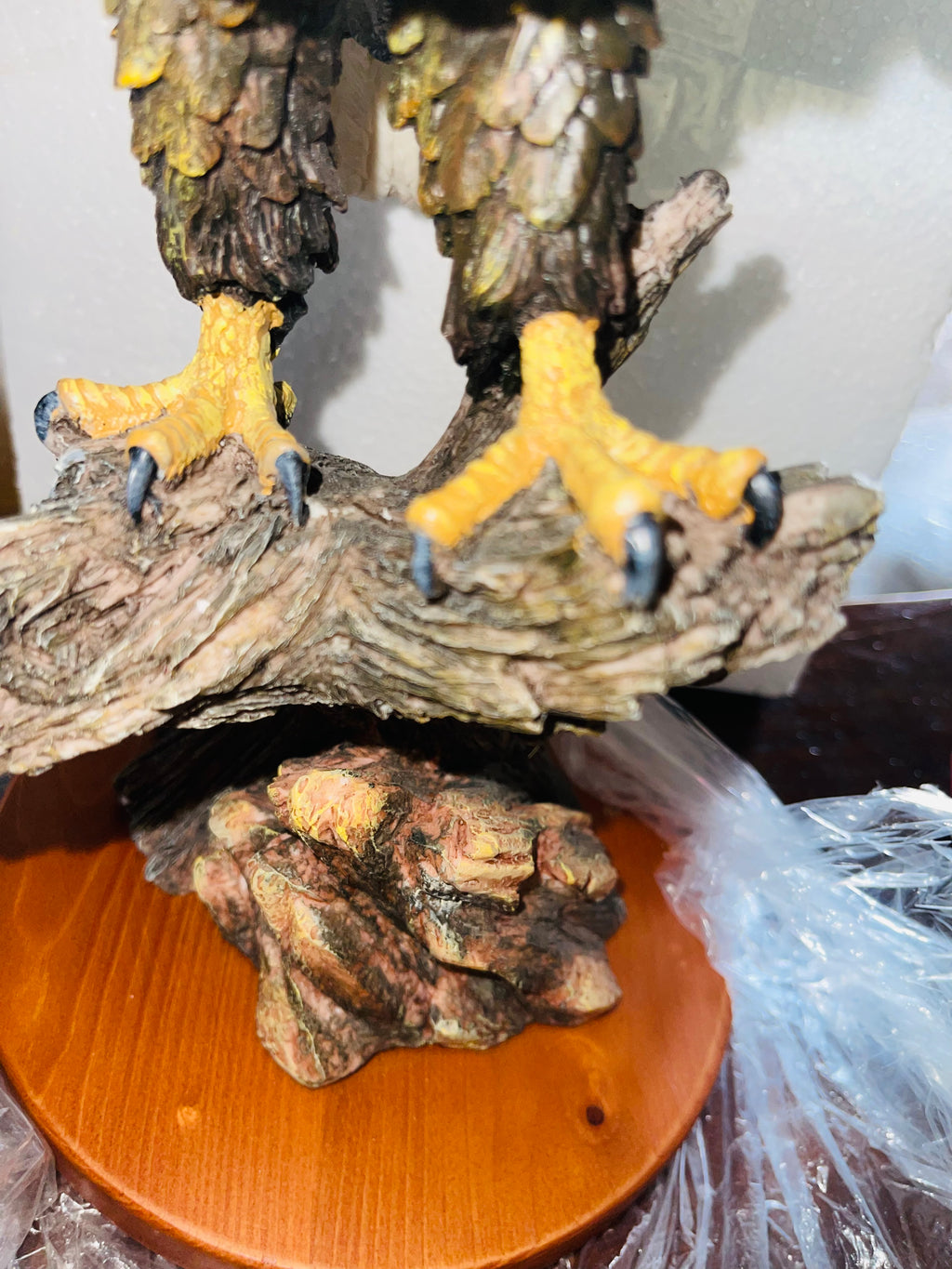 Eagle sitting on a branch