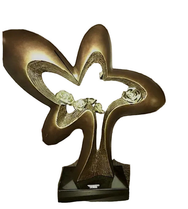 Abstract Flower sculpture by Home Decor Gallery