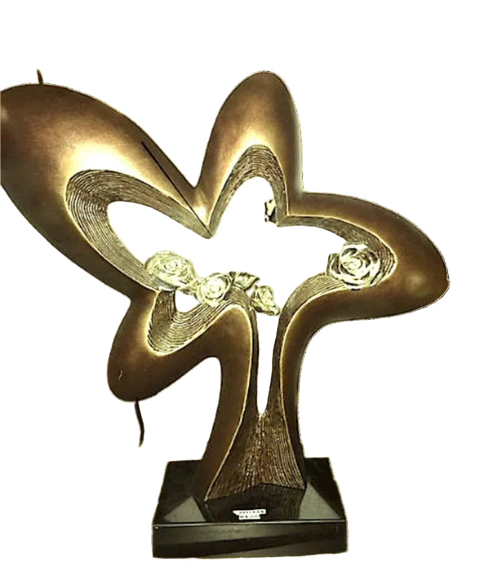 Abstract Flower sculpture by Home Decor Gallery