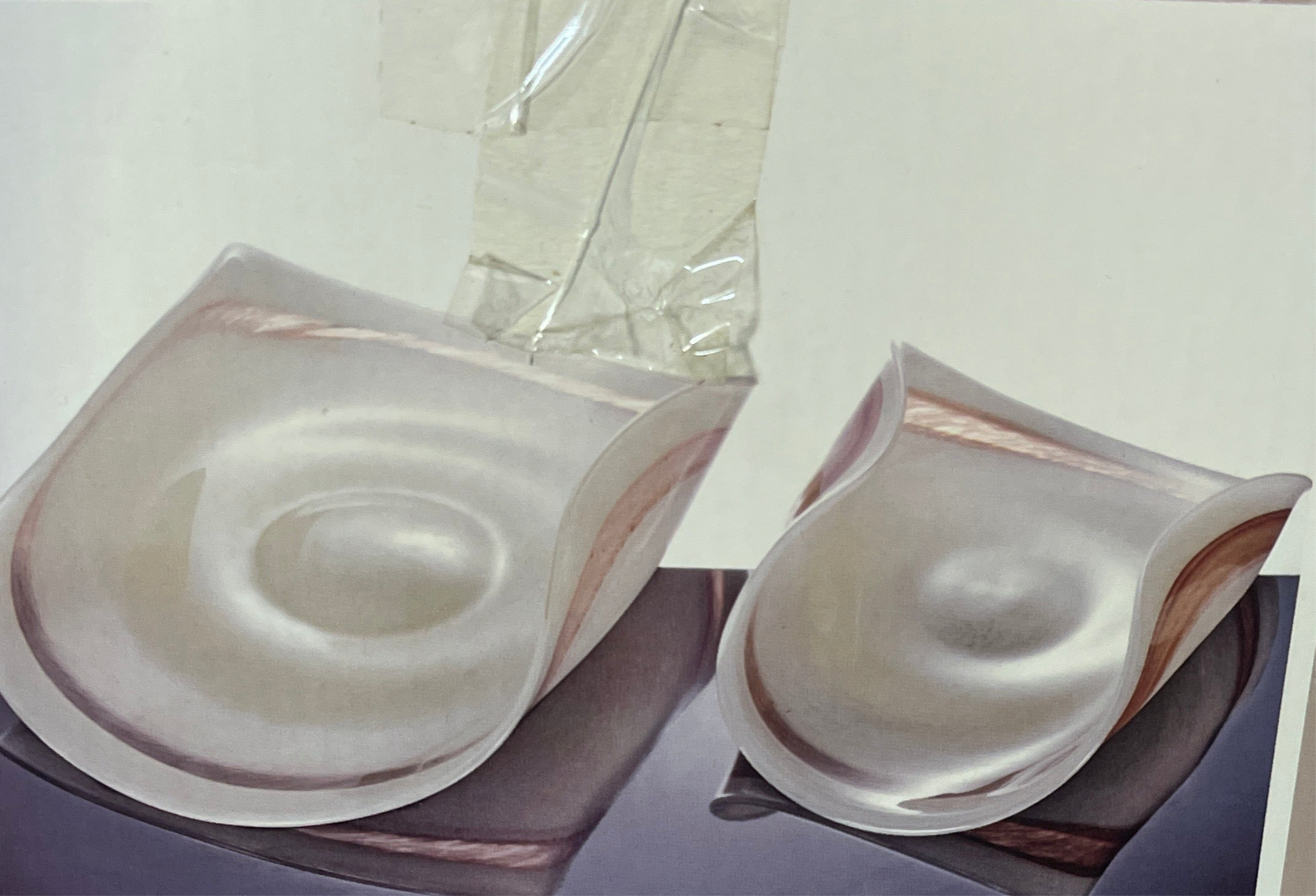 Glass Decorative Fruit Bowl Set