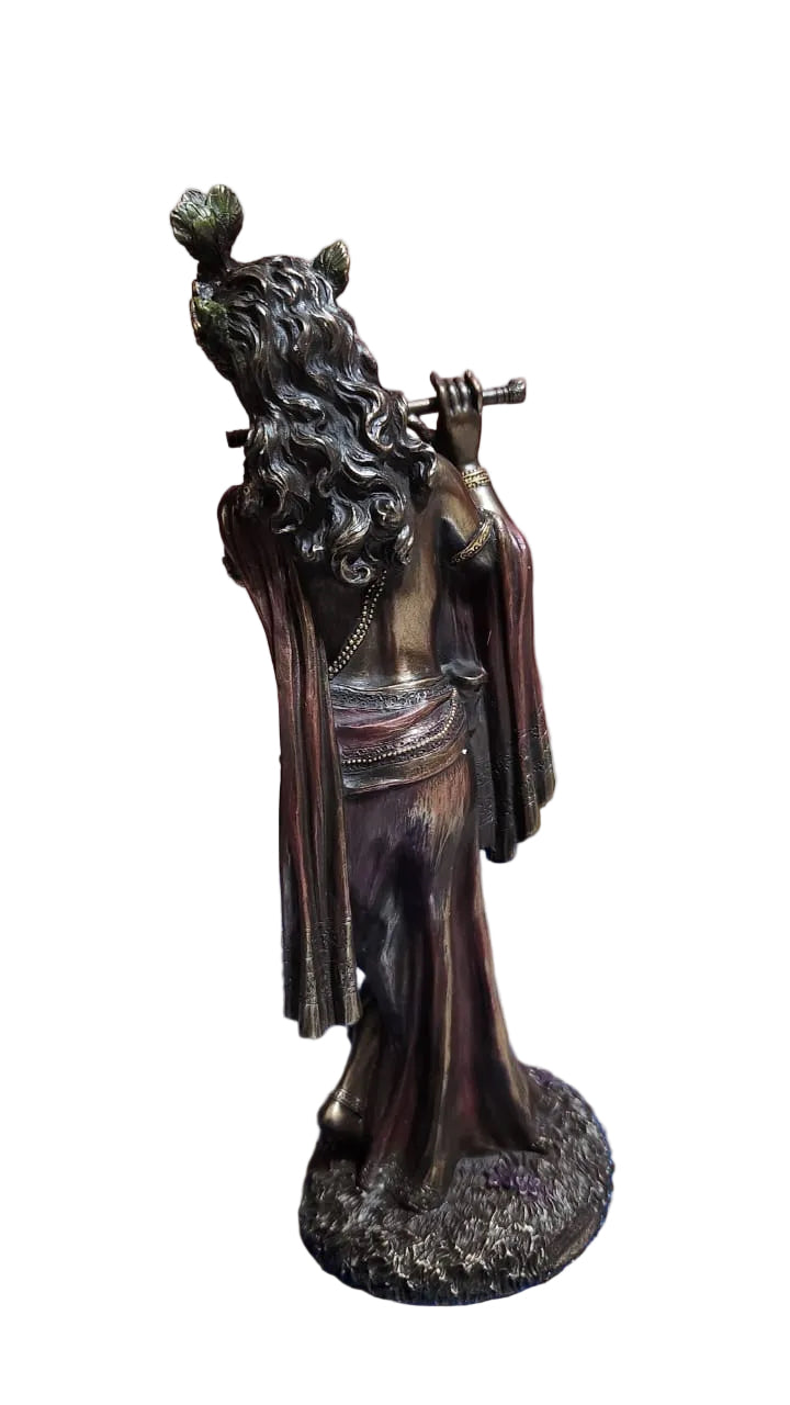 Lord Krishna in bronze 10.5”