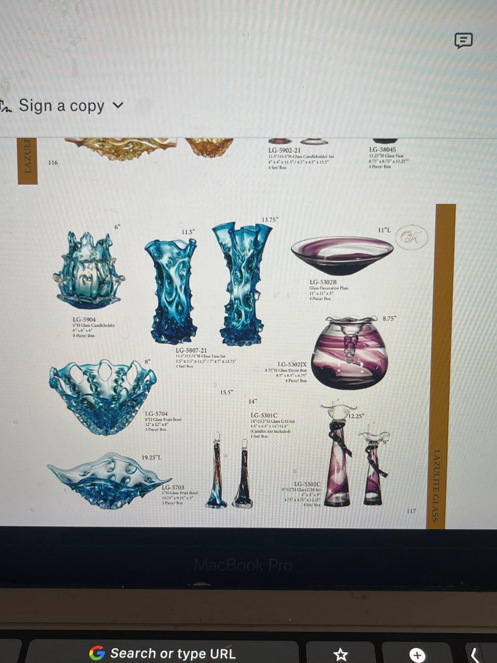 Aqua Blue Ocean Water Shell Glass decorating Bowl