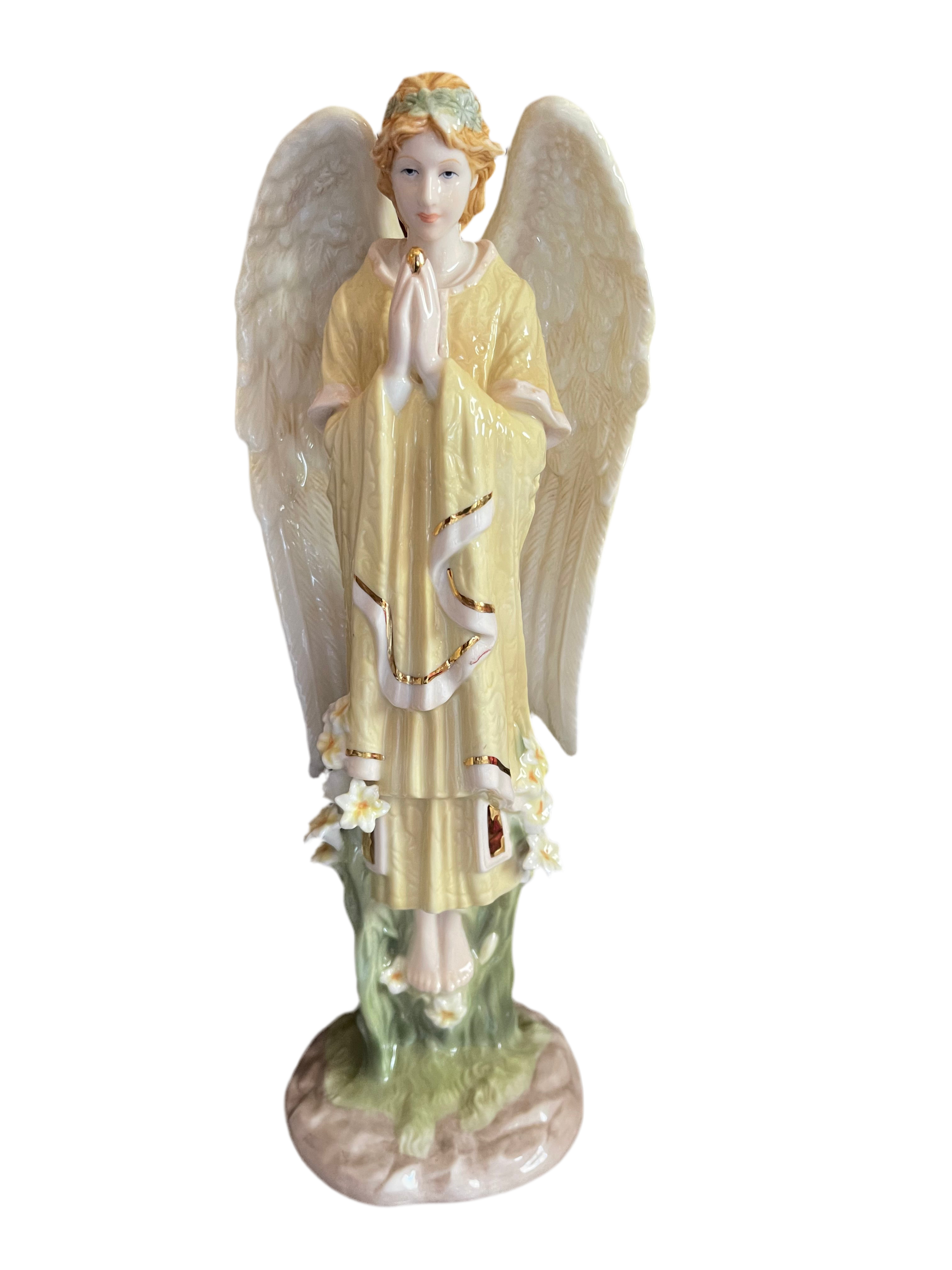 Angel porcelain sculpture