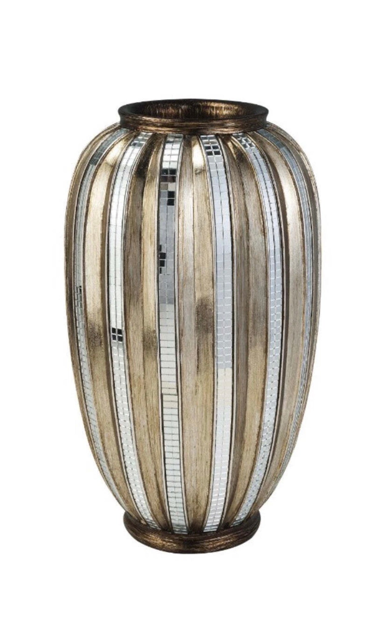 13 inches height metallic tiles decorator weighs 7.25 length by 7.25 with N by 13 inches height