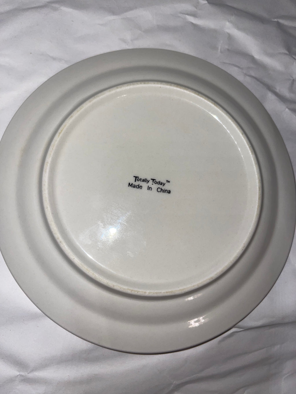 Totally today, decorative plate